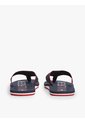 Sandalias Azul Marino Con Tira Trenzada Y Logo Bordado Tommy Hilfiger de Tommy Hilfiger