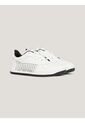 Tenis Cuero Con Logo A Contraste Hombre Blanco Tommy Hilfiger de Tommy Hilfiger