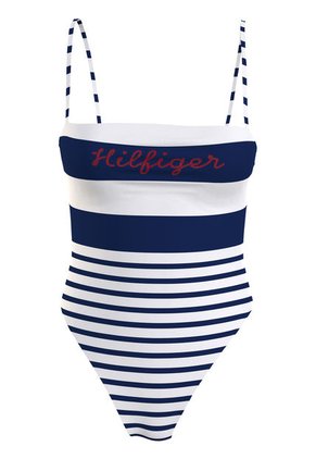Traje De Baño Hilfiger Logo De Rayas Mujer Tommy Hilfiger