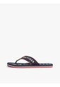 Sandalias Azul Marino Con Tira Trenzada Y Logo Bordado Tommy Hilfiger de Tommy Hilfiger