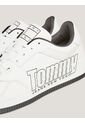 Tenis Cuero Con Logo A Contraste Hombre Blanco Tommy Hilfiger de Tommy Hilfiger