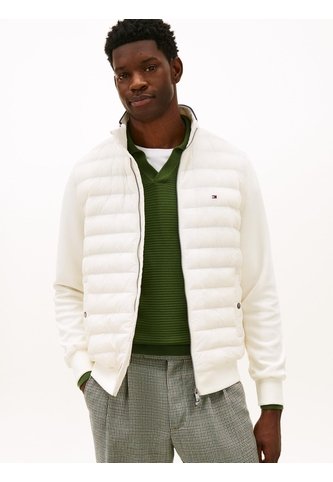 Chaqueta Blanca De Punto Acolchada Con Cremallera Tommy Hilfiger Tommy Hilfiger