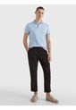 Polo Ribeteado Con Corte Slim Hombre Celeste Tommy Hilfiger de Tommy Hilfiger