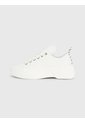 Tenis Blanco De Cuero Con Plataforma Tommy Hilfiger de Tommy Hilfiger
