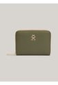 Billetera Verde Chic Mediana Con Cremallera Tommy Hilfiger de Tommy Hilfiger