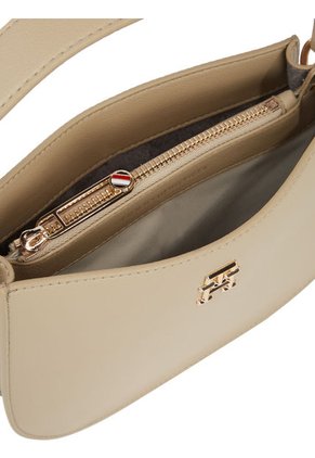 Bolso Pequeño Mediana Con Monograma Mujer Beige Tommy Hilfiger