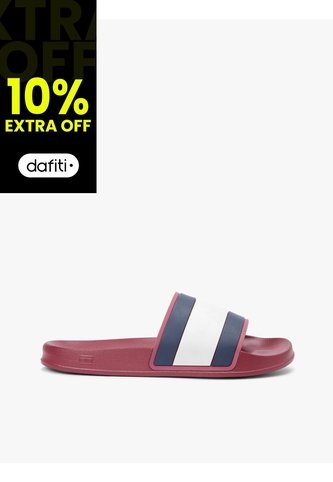 Sandalias Rojo Con Logo En La Pala Tommy Hilfiger Tommy Hilfiger