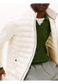 Chaqueta Blanca De Punto Acolchada Con Cremallera Tommy Hilfiger de Tommy Hilfiger