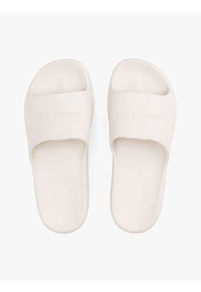 Sandalias Beige Con Plataforma Y Logo EN0EN02879ACG