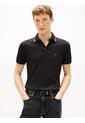 Polo Negro Slim Con Acabado Tipped Tommy Hilfiger de Tommy Hilfiger