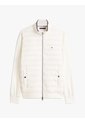 Chaqueta Blanca De Punto Acolchada Con Cremallera Tommy Hilfiger de Tommy Hilfiger