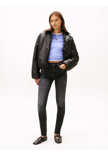 Jeans Gris Nora De Corte Skinny Y Talle Medio Tommy Jeans