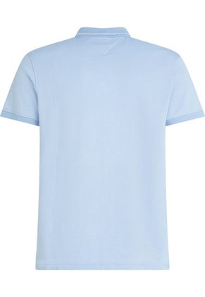 Polo Ribeteado Con Corte Slim Hombre Celeste Tommy Hilfiger