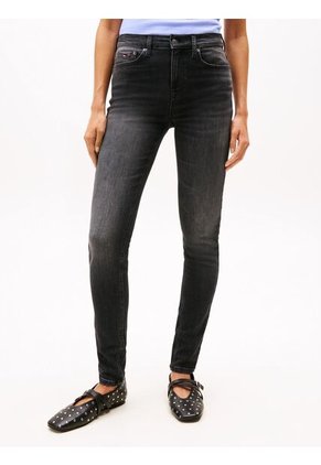 Jeans Gris Nora De Corte Skinny Y Talle Medio Tommy Jeans