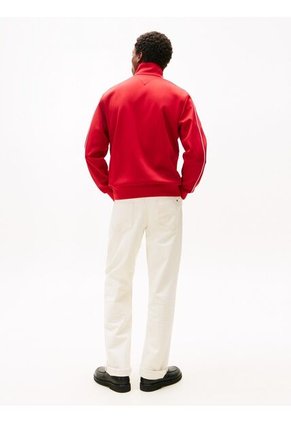 Chaqueta Roja Moderna Con Logo Tommy Hilfiger