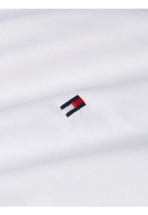 Camisa Blanca De Popelín De Corte Regular Tommy Hilfiger