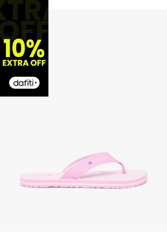 Sandalias Rosa De Tiras Trenzadas Con Rayas Ithaca Tommy Hilfiger Tommy Hilfiger