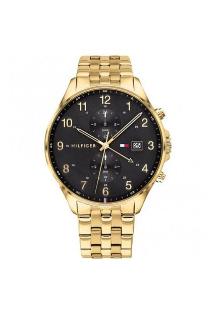 reloj tommy hombre dorado