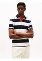 Polo Azul De Corte Amplio Con Diseño Color Block Tommy Hilfiger de Tommy Hilfiger