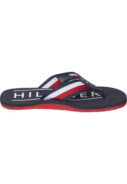 Sandalias Con Logo Hombre Azul Tommy Hilfiger