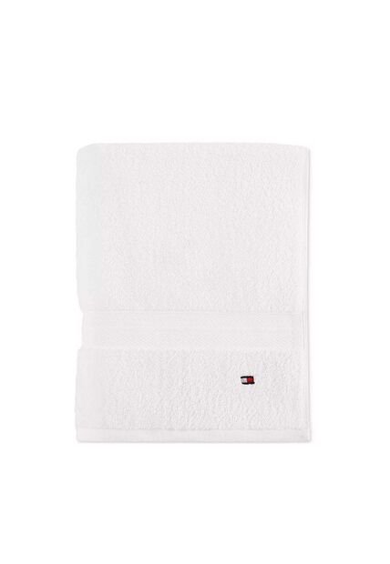 Toalla De Baño Blanco Con Logo Tommy Hilfiger