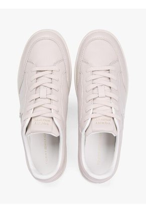 Tenis Beige Con Monograma TH Tommy Hilfiger