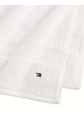 Toalla De Baño Blanco Con Logo Tommy Hilfiger