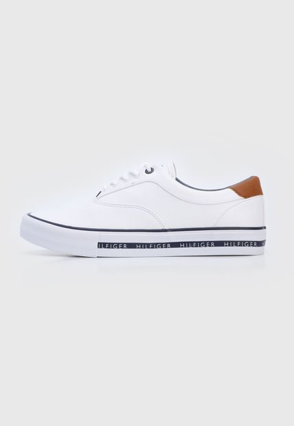 Tenis Lifestyle Blanco-Azul-Café Tommy Hilfiger Rillo