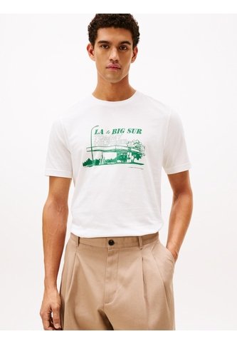 Camiseta Blanca Con Estampado Fotográfico Tommy Hilfiger Tommy Hilfiger