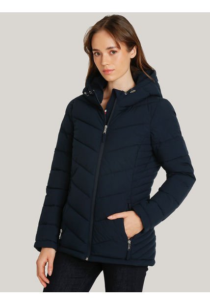 Chaqueta Azul Plegable Acolchada Tommy Hilfiger