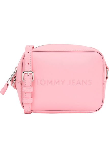 Bolso Rosa Cruzado Essential Con Logo En Relieve Tommy Hilfiger