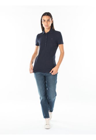 Polo Azul Oscuro Heritage Con Logo Tommy Hilfiger Tommy Hilfiger