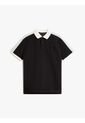 Polo Negro Mesh De Corte Regular Tommy Hilfiger de Tommy Hilfiger