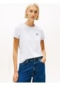 Camiseta Celeste De Corte Regular Con Diseño De Rayas Tommy Hilfiger de Tommy Hilfiger