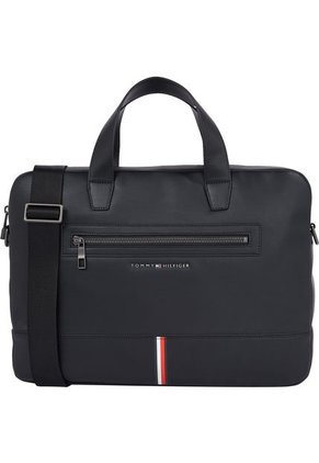 Maletín Para Portátil Con Correa Signature Hombre Negro Tommy Hilfiger