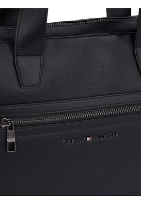 Maletín Para Portátil Con Correa Signature Hombre Negro Tommy Hilfiger