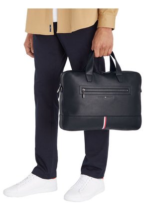 Maletín Para Portátil Con Correa Signature Hombre Negro Tommy Hilfiger