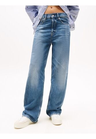 Jeans Azul Tommy Girl Amplios De Talle Bajo Tommy Jeans Tommy Hilfiger