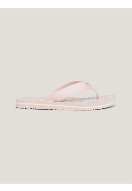 Sandalias Rosa Con Tiras De Tejido Trenzado Tommy Hilfiger