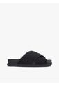 Sandalias Negro Con Tiras Cruzadas De Tejido Denim Tommy Hilfiger de Tommy Hilfiger