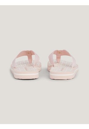 Sandalias Rosa Con Tiras De Tejido Trenzado Tommy Hilfiger