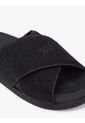 Sandalias Negro Con Tiras Cruzadas De Tejido Denim Tommy Hilfiger de Tommy Hilfiger