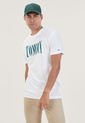 Camiseta Blanco-Verde Tommy Jeans de Tommy Hilfiger