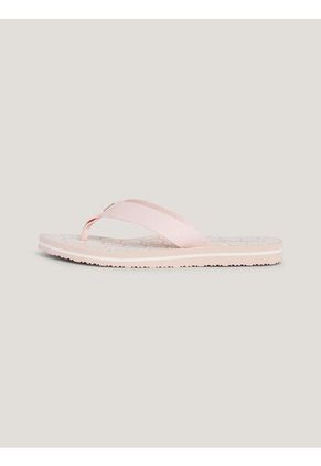 Sandalias Rosa Con Tiras De Tejido Trenzado Tommy Hilfiger