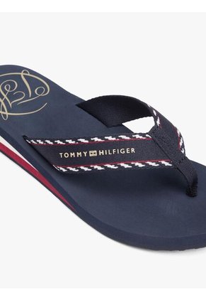 Sandalias Azul De Tiras Tres Dedos Tommy Hilfiger