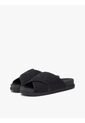 Sandalias Negro Con Tiras Cruzadas De Tejido Denim Tommy Hilfiger de Tommy Hilfiger
