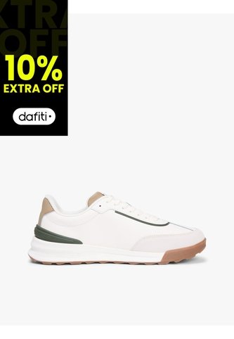Tenis Blanco Retro Runner En Mezcla De Cuero Tommy Hilfiger Tommy Hilfiger