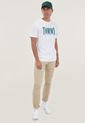 Camiseta Blanco-Verde Tommy Jeans de Tommy Hilfiger