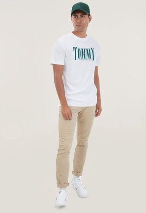 Camiseta Blanco-Verde Tommy Jeans