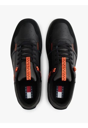 Tenis Negro Retro Basket Tommy Hilfiger
